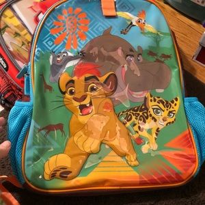 Lion guard hood backpack